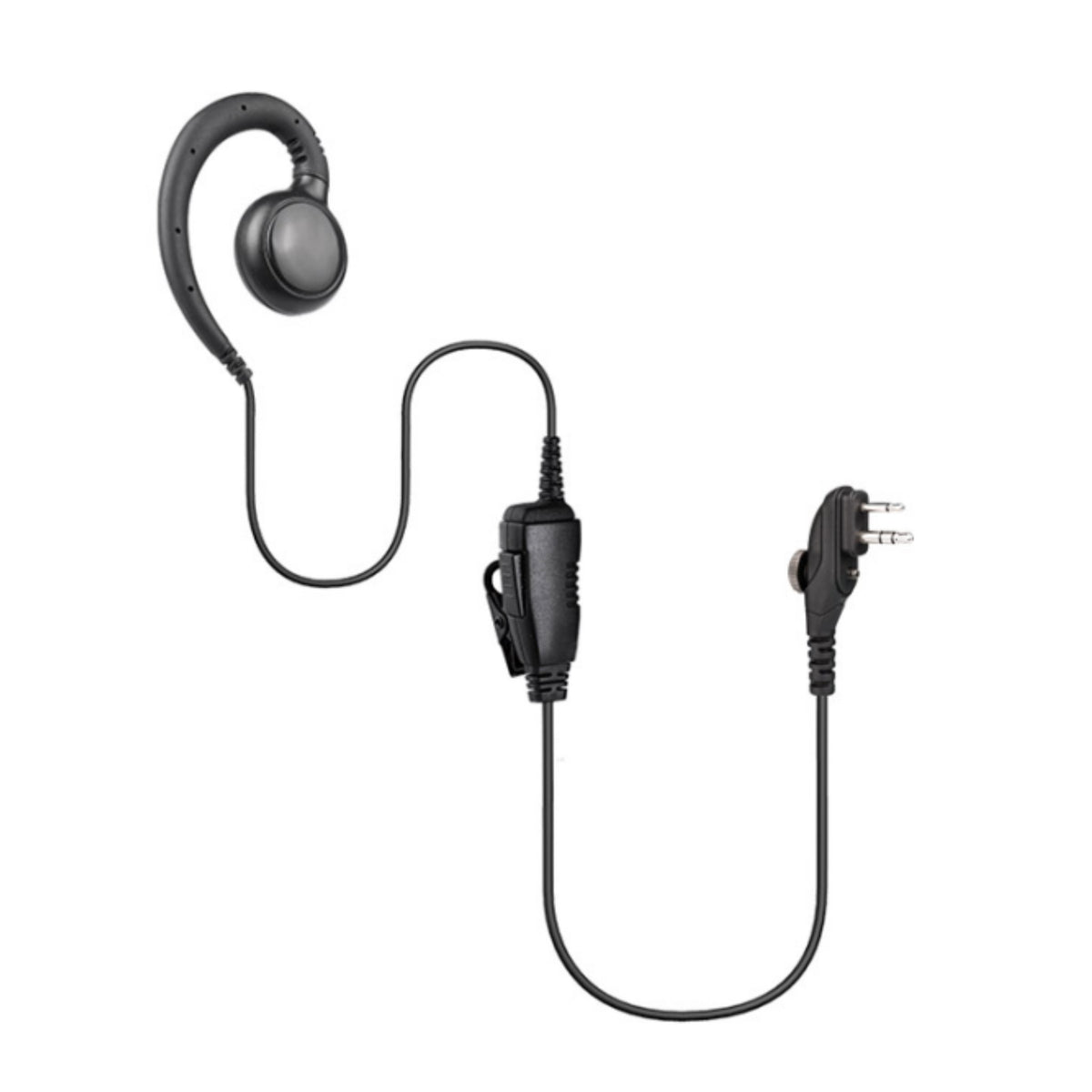 Swivel Earpiece for Hytera TwoWay Radio (BD502i) EM3327AH2/SC