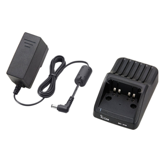 Icom BC219E Rapid Portable Radio Charger with EU Plug - Atlantic Radio Communications Corp.