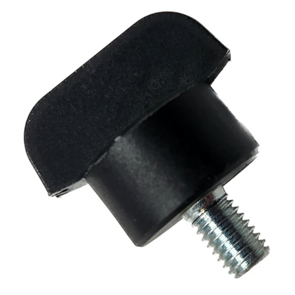 Front view of the Motorola 0302637Y01 M5x7.9 plastic wing screw.