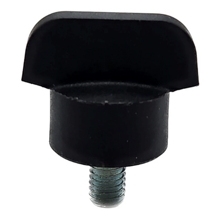 Side view of the Motorola 0302637Y01 plastic mounting wing screw.