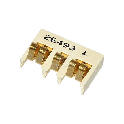 Motorola 0915184H01 Battery Contact Connector for MOTOTRBO XPR7550e component block showing the gold-plated pins.