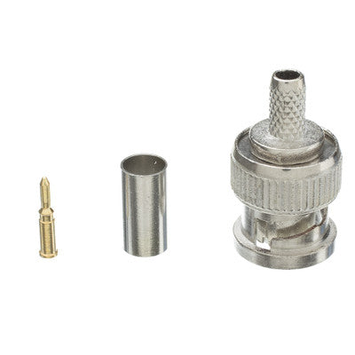 BNC-Male Connector - BNC Crimp Plug for RG-58C/U Cable