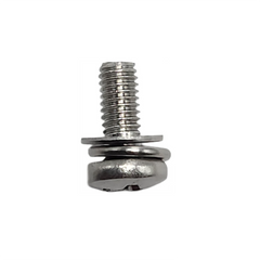 Hytera HYT-5107000000375A Belt Clip Screw for Hytera PD602i showing the M3.0 thread pitch and cross recessed pan head.