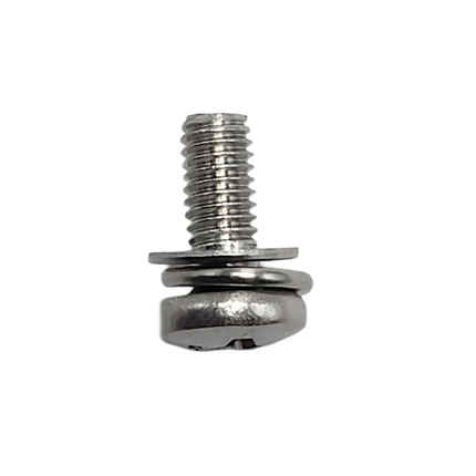 Hytera HYT-5107000000375A Belt Clip Screw for Hytera PD602i showing the M3.0 thread pitch and cross recessed pan head.