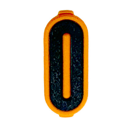 Hytera HYT-5116000000786A Replacement PTT Key Cover (Black + Orange)