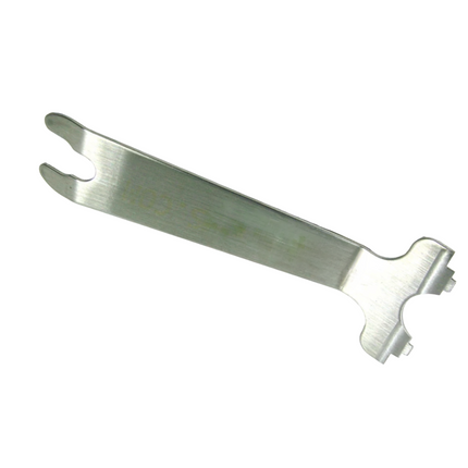 Motorola 6685666D01 service tool used to pry off volume and frequency selector radio knobs safely.
