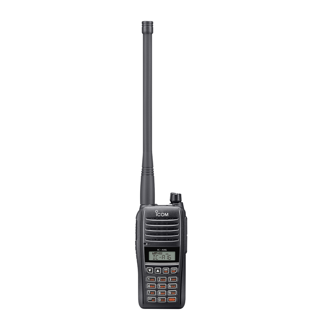 Icom A16 VHF Air Band Transceiver - 8.33/25 kHz Ground to Air Radio