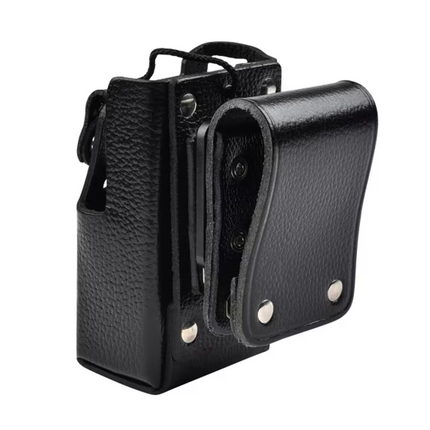Motorola AAM03X514 Hard Leather Carry Case with Swivel and 2-Inch Belt Loop
