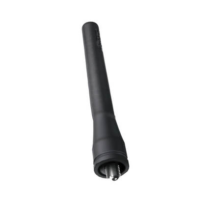 Thread view of the standard SMA interface on the genuine Hytera AN0485H05 UHF stubby antenna.