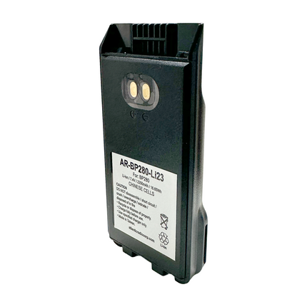 Atlantic Radio BP280-AR Lithium-Ion Battery - 2280mAh with IP67 Waterproof Rating