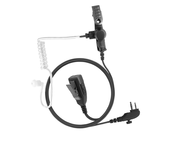 Atlantic Radio Acoustic Earpiece Kit with 1-Wire PTT & Mic Cable