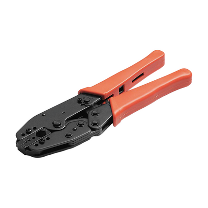Front view of the Atlantic Radio ATL-CRIMP coaxial cable crimping tool for RF connectors and signal boosters.