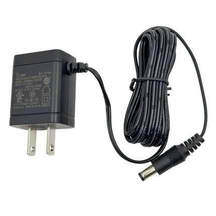 Front view of the Icom BC147SA US AC power adapter for desktop trickle chargers