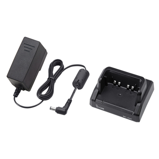 Icom BC224E Rapid Charger - EURO Plug for IC-A25 Series Handheld Radios