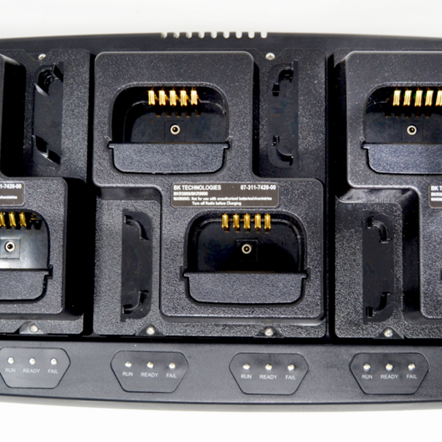 BK Technologies BKR0300 6-Bay SURPASS Multibay Desktop Charger