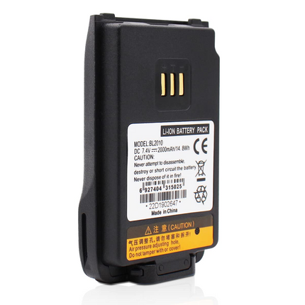 Hytera BL2010 2000mAh High-Capacity Lithium-Ion Battery (Anti-Counterfeit)