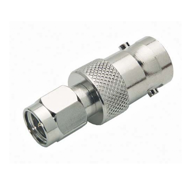Atlantic Radio BNC Female to SMA Male Adapter Professional Grade Coaxial Interface Converter