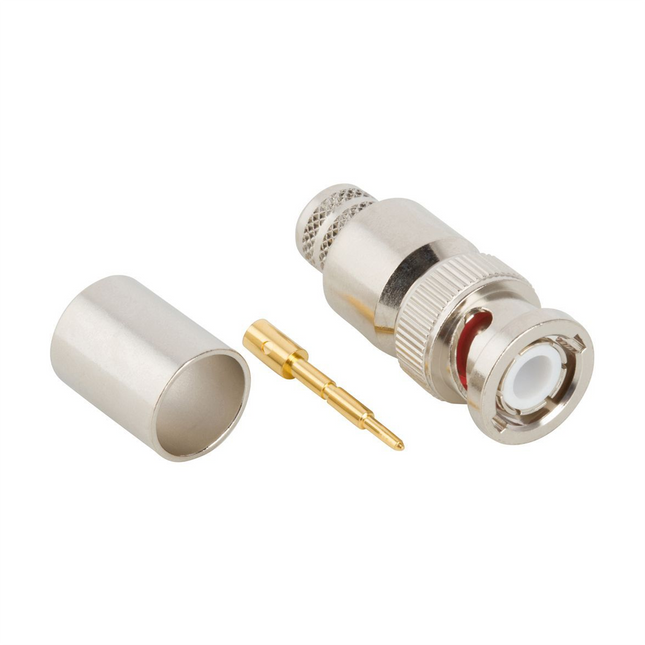 Atlantic Radio BNC Male Crimp Connector for LMR400