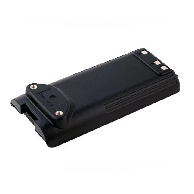 Icom BP210N 1650mAh Ni-MH battery pack for A6 and A24 aviation radios front view.