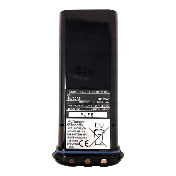 Icom BP252 7.4V 980mAh Li-Ion Waterproof Battery Pack – Atlantic