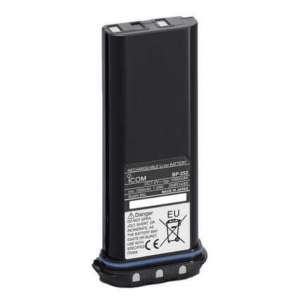 Icom BP252 7.4V 980mAh Li-Ion Waterproof Battery Pack