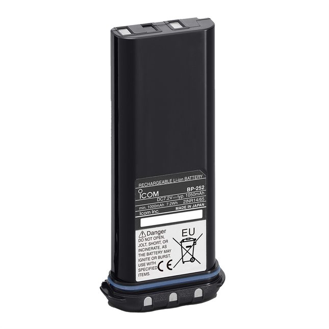 Icom BP252 7.4V 980mAh Li-Ion Waterproof Battery Pack