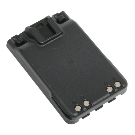 Side profile view of the Icom BP272 battery pack highlighting compact profile.