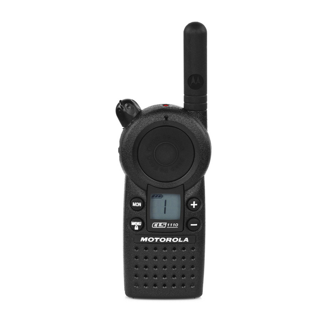 Motorola CLS1110 UHF Analog Portable Two-Way Radio | Display
