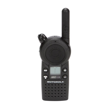 Motorola CLS1110 Affordable UHF (459.-469.5MHz) 1-Channel Analog Portable Radio