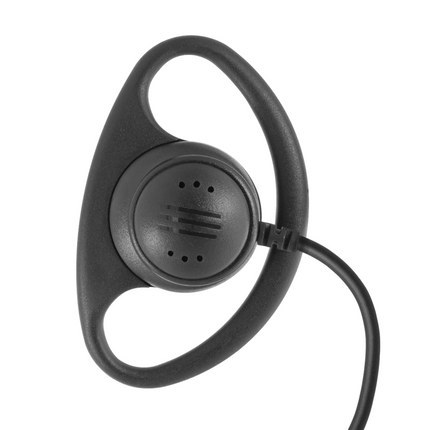 Atlantic Radio DR1W-H5 1-Wire D-Ring Earpiece - Clear and Comfortable