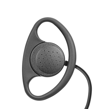 Atlantic Radio DR1W-S3A 1-Wire D-Ring Earpiece with In-Line PTT
