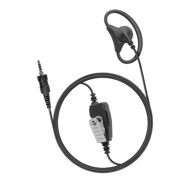 Atlantic Radio DRA1W-Y6 1-Wire D-Ring Adjustable Earpiece