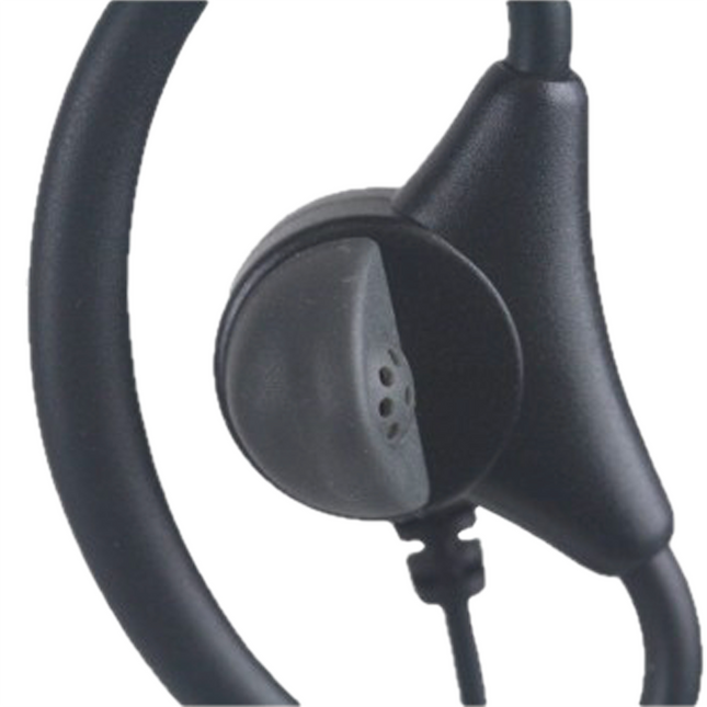 Atlantic Radio DRA+1W-H8 D-Ring 1-Wire Earpiece