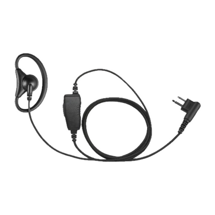 Atlantic Radio DRA+1W-H8 D-Ring 1-Wire Earpiece
