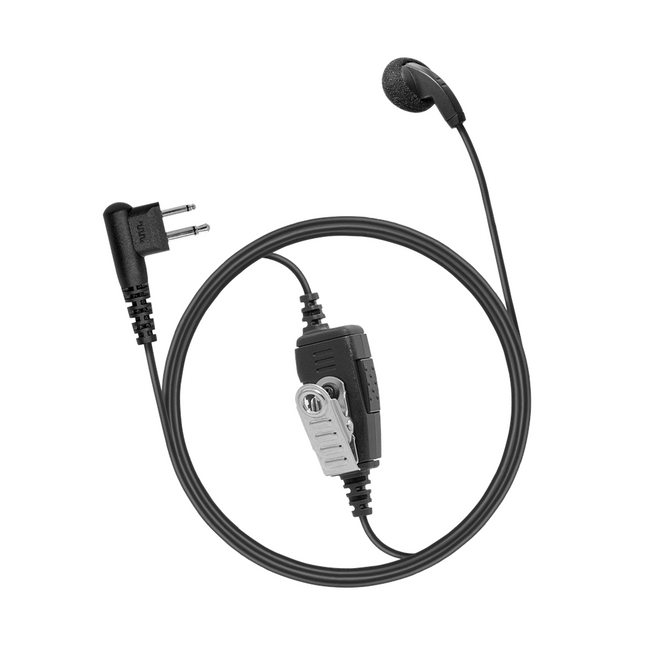 Atlantic Radio EB1W-M 1-Wire Earbud Earpiece - Clear &amp; Comfortable