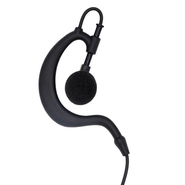 Hytera EHM04-A Conventional C-Style Earpiece w/ In-Line PTT & Mic