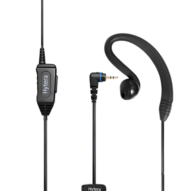 Hytera EHS16 C-Style Earpiece with In-line PTT and Mic