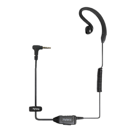Hytera EHS30 C-Style Earpiece With In-Line Push-to-talk button with male jack