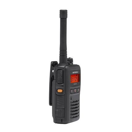 Black Motorola EVX-S24 profile view