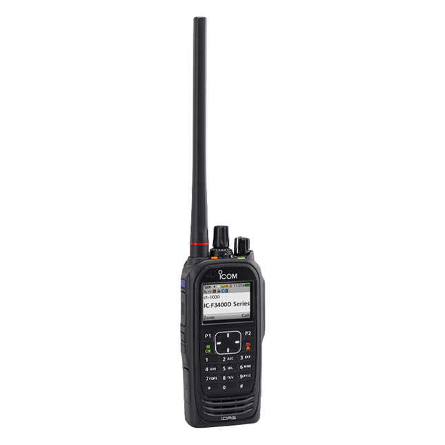 Icom F3400DT VHF Portable Two-Way Radio | Keypad & Display