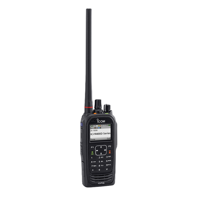 Icom F4400DT UHF (400-512MHz) Portable Two-Way Radio | Keypad and Display