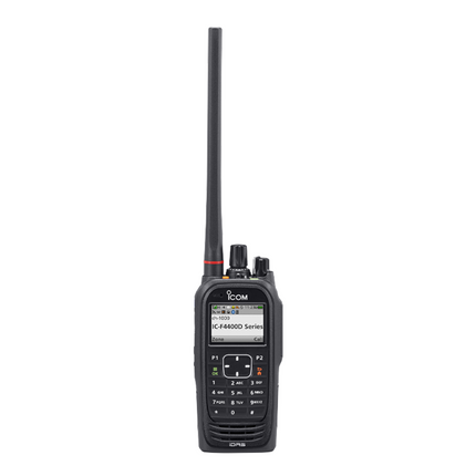 Icom F4400DT UHF (400-512MHz) Portable Two-Way Radio | Keypad and Display
