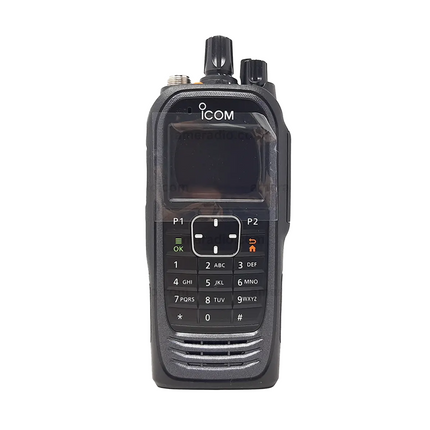 Icom F7020T UHF P25 Trunking Compact Portable Two-Way Radio | Display & Full Keypad