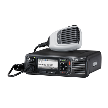 Icom F7520 UHF P25 Mobile Two-Way Radio - Next Generation for Public Safety