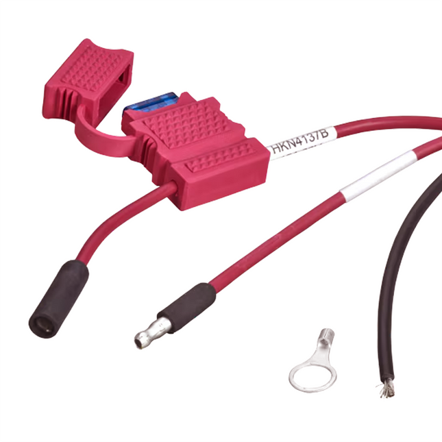 Motorola HKN4137B Standard Mobile Power Cable (10ft, 14 AWG, 15A)