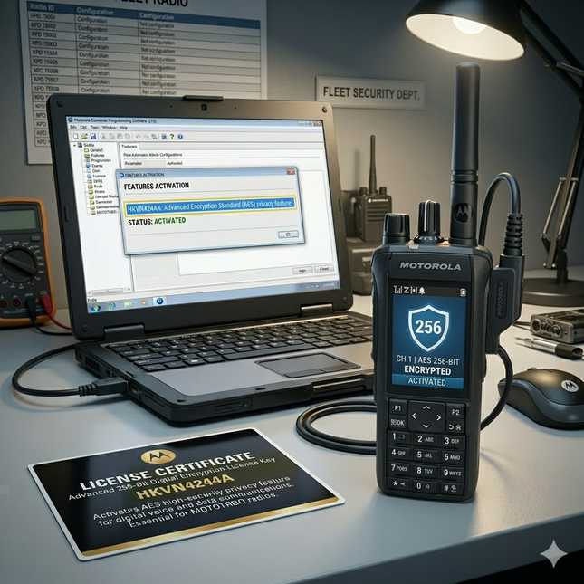 Motorola HKVN4244A MOTOTRBO AES256 Privacy Feature