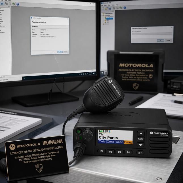 Motorola HKVN4244A MOTOTRBO AES256 Privacy Feature