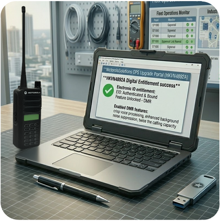 Motorola HKVN4892A Analog to Digital Upgrade License for CP100d