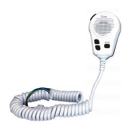 Icom HM196SW Waterproof Standard Hand Microphone (IPX7) - Super White