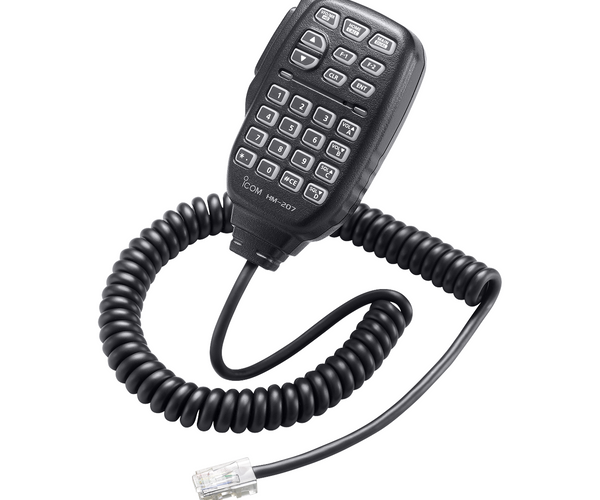 ICOM 無線機　マイク　DPR100等に　 HM204 3点 Icom HM207 Remote Control Hand Microphone